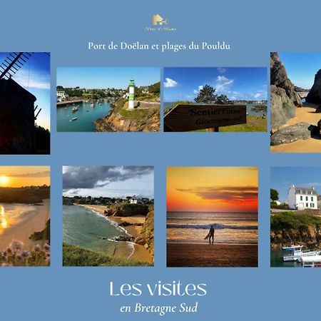 La Maison Bleue,Authenticite, Nature, Simplicite, 2-5 Personnes, Moelan Sur Mer Exterior photo