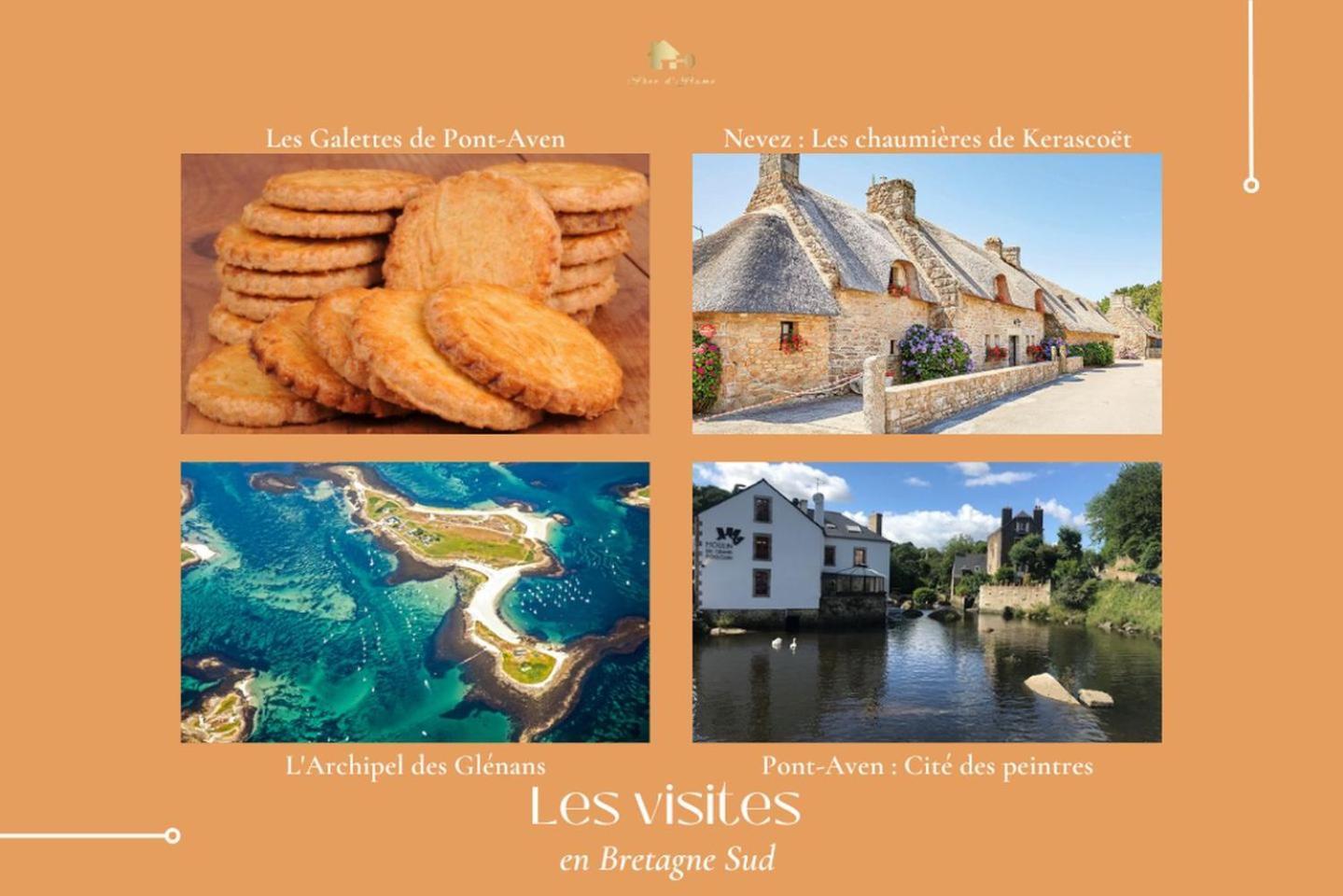 La Maison Bleue,Authenticite, Nature, Simplicite, 2-5 Personnes, Moelan Sur Mer Exterior photo