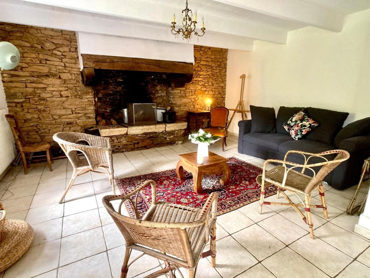 La Maison Bleue,Authenticite, Nature, Simplicite, 2-5 Personnes, Moelan Sur Mer Exterior photo